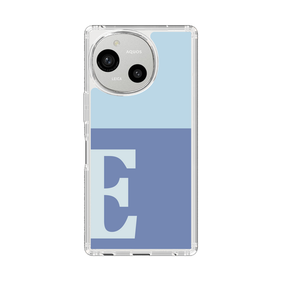 Slim Protection Case［ Original - initial two tone - E blue ］
