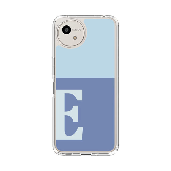 Slim Protection Case［ Original - initial two tone - E blue ］