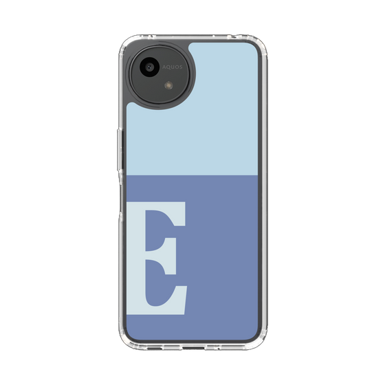 Slim Protection Case［ Original - initial two tone - E blue ］