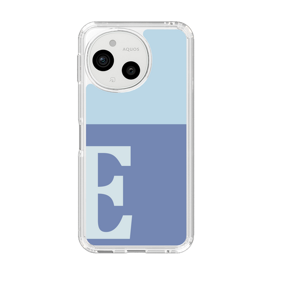 Slim Protection Case［ Original - initial two tone - E blue ］