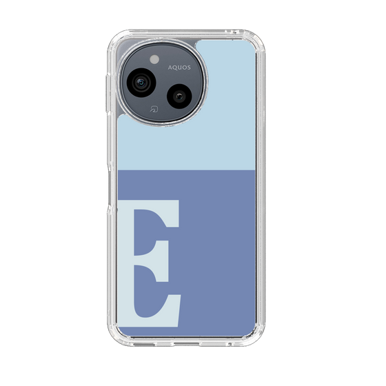 Slim Protection Case［ Original - initial two tone - E blue ］