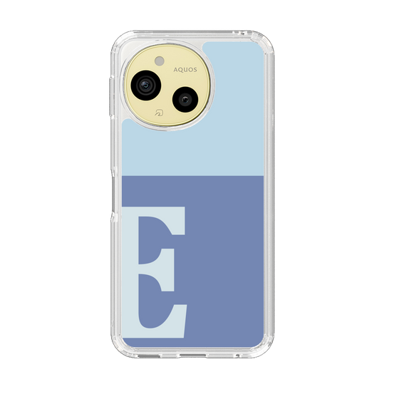 Slim Protection Case［ Original - initial two tone - E blue ］