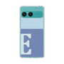 Slim Protection Case［ Original - initial two tone - E blue ］