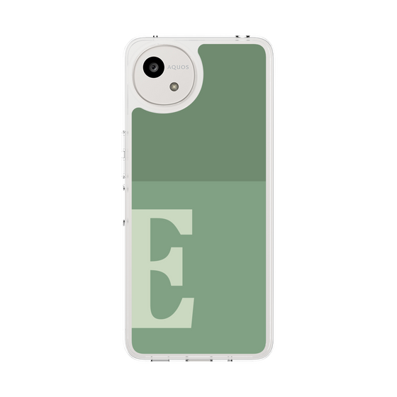 Slim Protection Case［ Original - initial two tone - E green ］