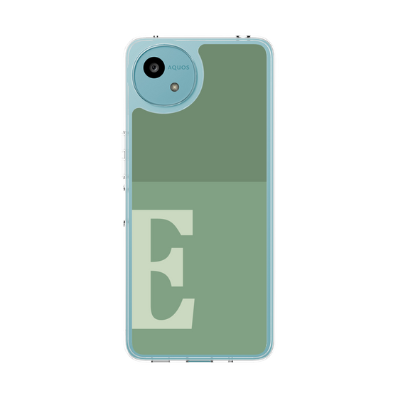 Slim Protection Case［ Original - initial two tone - E green ］