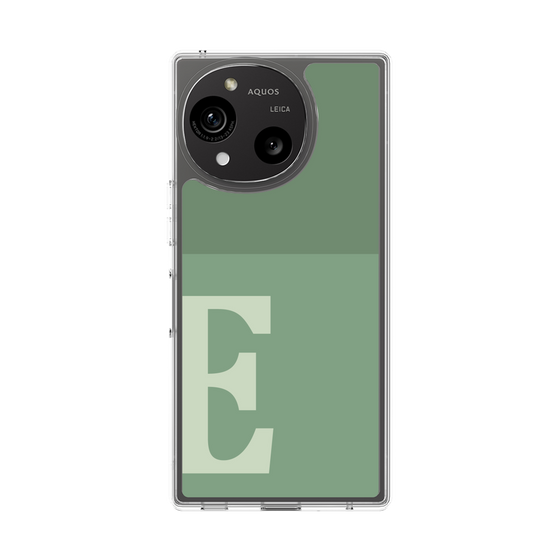 Slim Protection Case［ Original - initial two tone - E green ］
