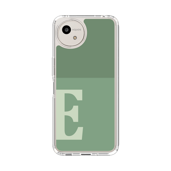 Slim Protection Case［ Original - initial two tone - E green ］