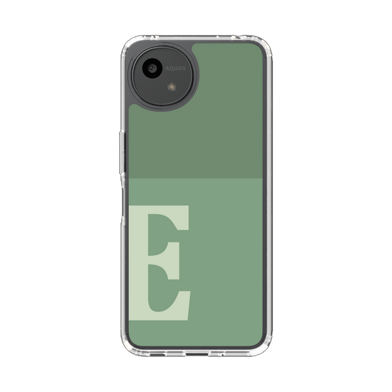 Slim Protection Case［ Original - initial two tone - E green ］