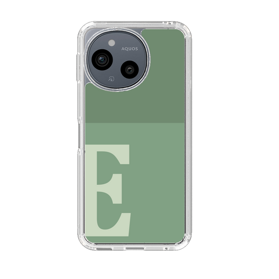 Slim Protection Case［ Original - initial two tone - E green ］