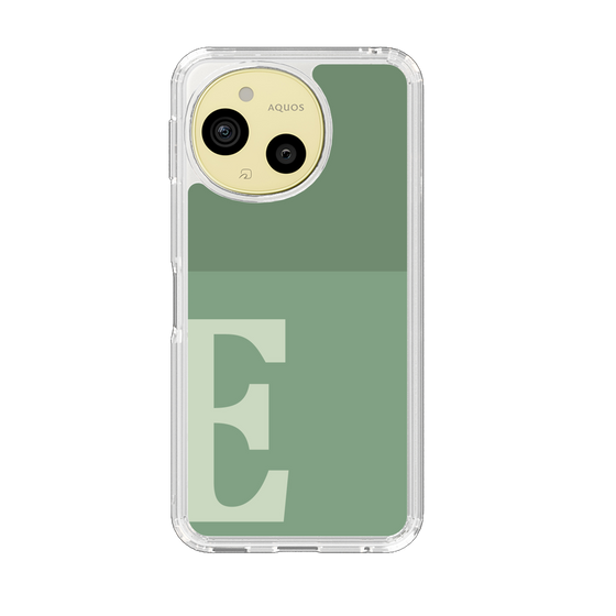 Slim Protection Case［ Original - initial two tone - E green ］