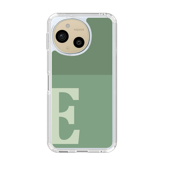 Slim Protection Case［ Original - initial two tone - E green ］