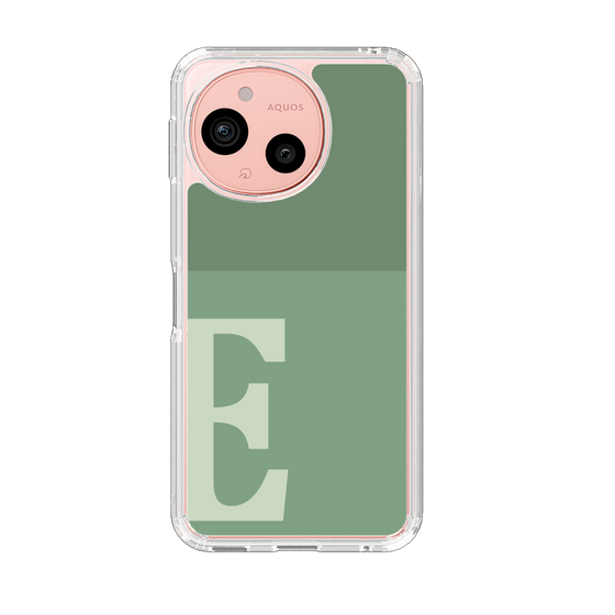 Slim Protection Case［ Original - initial two tone - E green ］