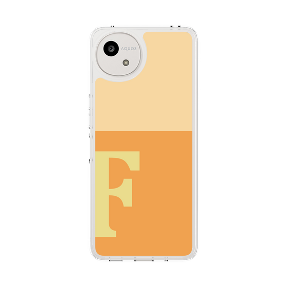 Slim Protection Case［ Original - initial two tone - F orange ］