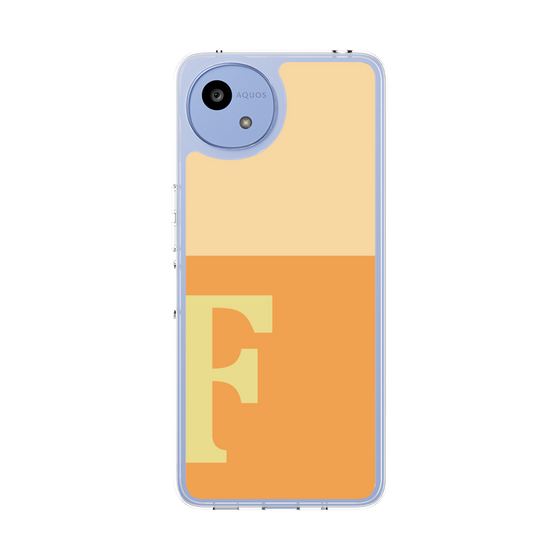 Slim Protection Case［ Original - initial two tone - F orange ］
