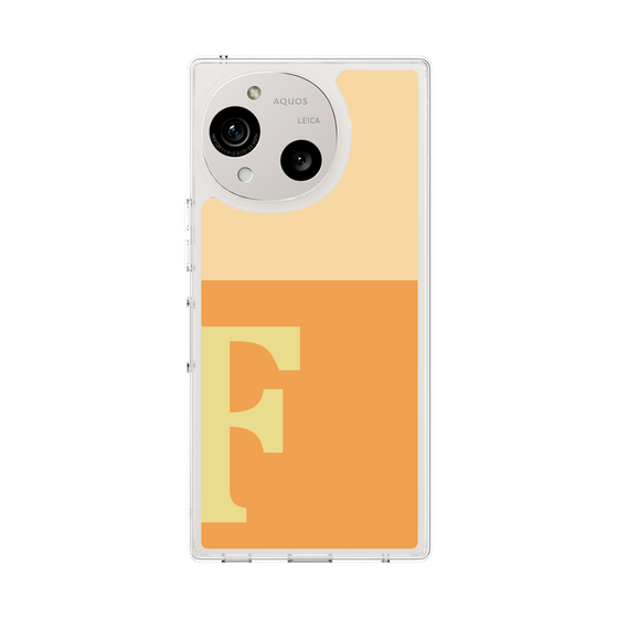 Slim Protection Case［ Original - initial two tone - F orange ］