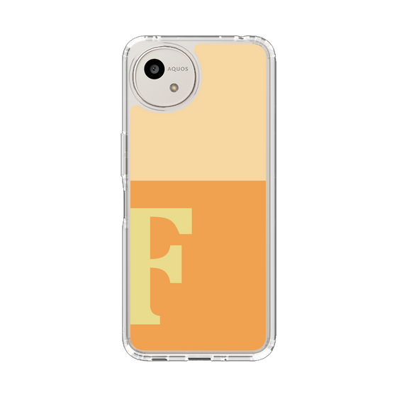 Slim Protection Case［ Original - initial two tone - F orange ］