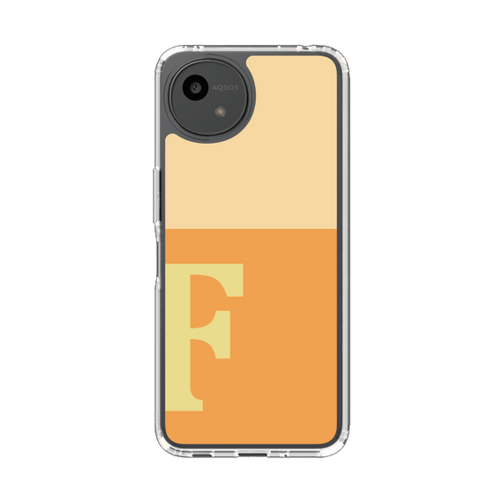Slim Protection Case［ Original - initial two tone - F orange ］