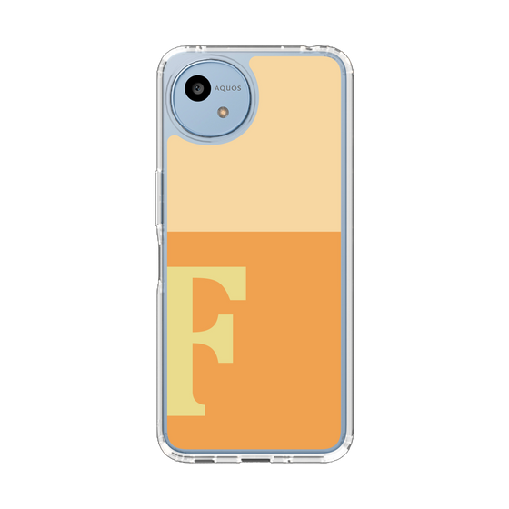 Slim Protection Case［ Original - initial two tone - F orange ］