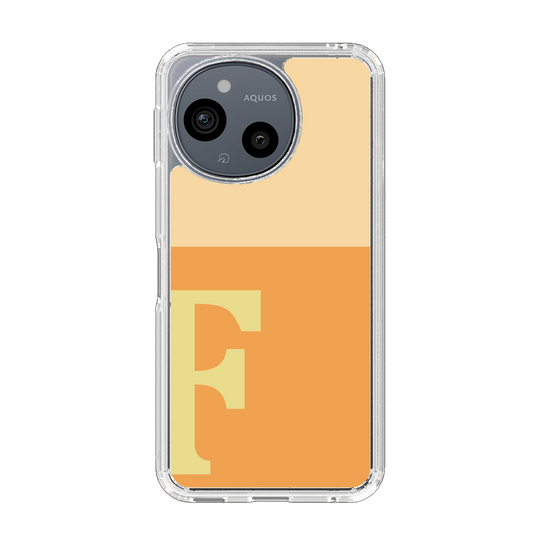 Slim Protection Case［ Original - initial two tone - F orange ］