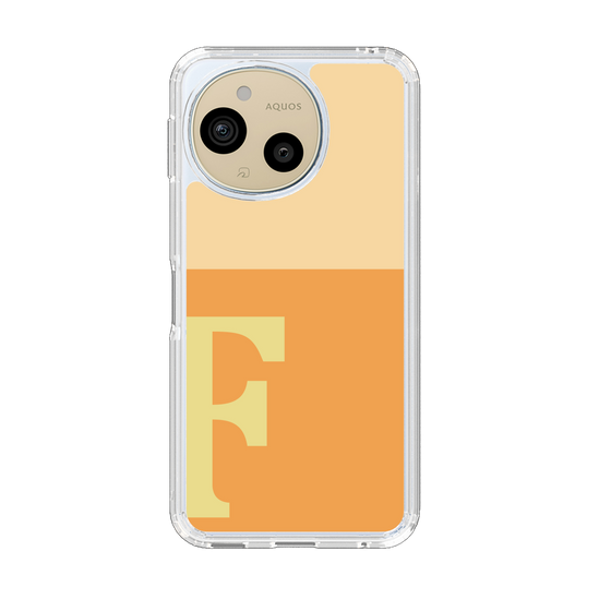 Slim Protection Case［ Original - initial two tone - F orange ］