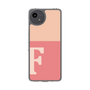 Slim Protection Case［ Original - initial two tone - F pink ］