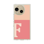 Slim Protection Case［ Original - initial two tone - F pink ］