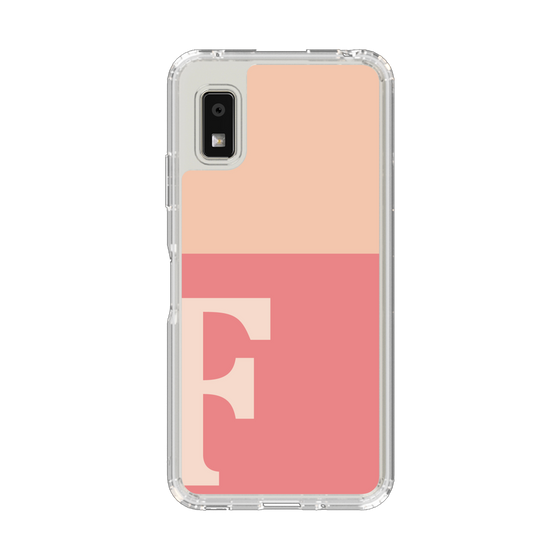 Slim Protection Case［ Original - initial two tone - F pink ］