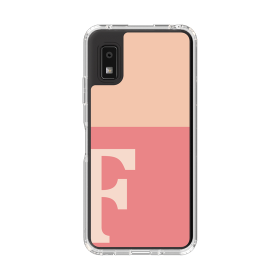 Slim Protection Case［ Original - initial two tone - F pink ］