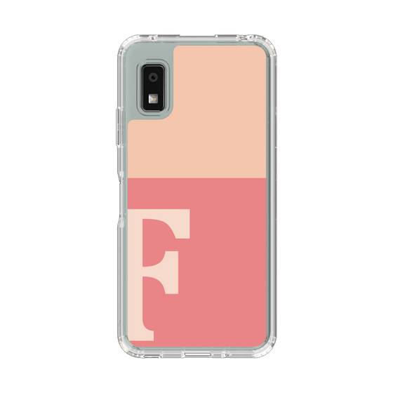 Slim Protection Case［ Original - initial two tone - F pink ］