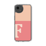 Slim Protection Case［ Original - initial two tone - F pink ］