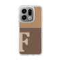 Slim Protection Case［ Original - initial two tone - F brown ］