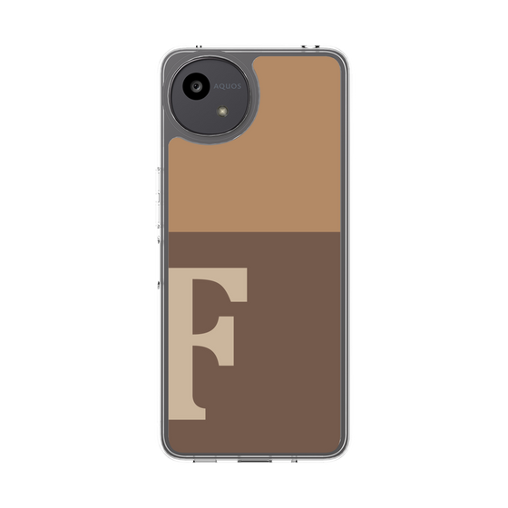 Slim Protection Case［ Original - initial two tone - F brown ］