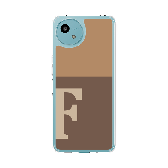 Slim Protection Case［ Original - initial two tone - F brown ］