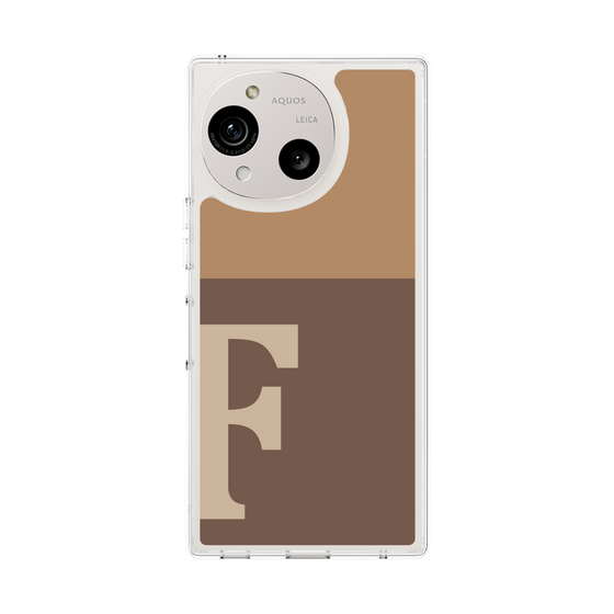 Slim Protection Case［ Original - initial two tone - F brown ］