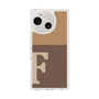 Slim Protection Case［ Original - initial two tone - F brown ］
