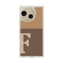 Slim Protection Case［ Original - initial two tone - F brown ］