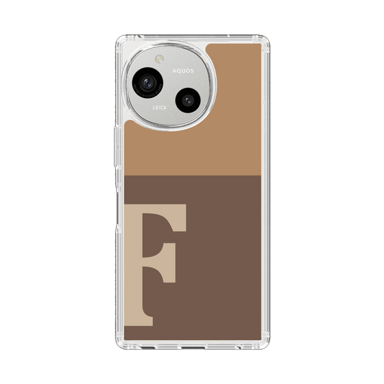 Slim Protection Case［ Original - initial two tone - F brown ］