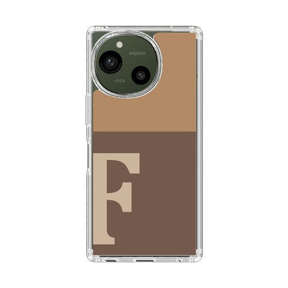 Slim Protection Case［ Original - initial two tone - F brown ］
