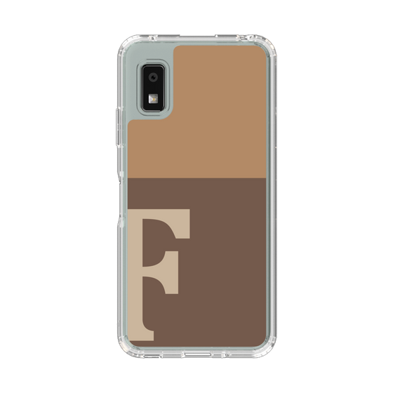 Slim Protection Case［ Original - initial two tone - F brown ］
