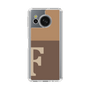 Slim Protection Case［ Original - initial two tone - F brown ］