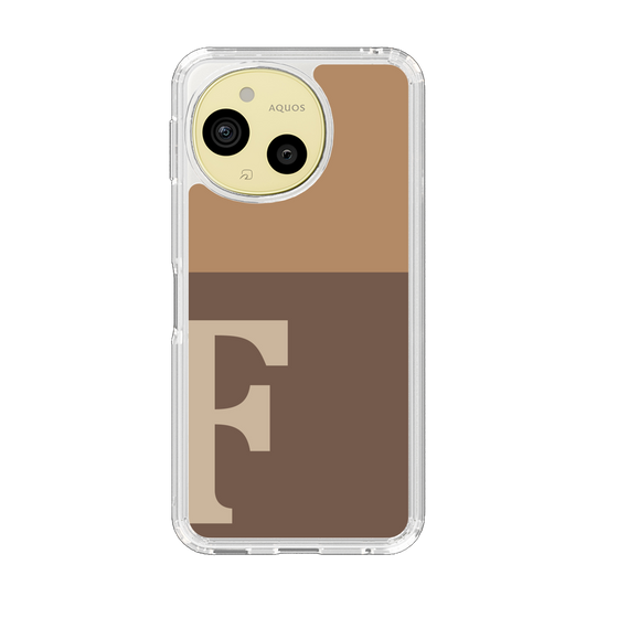 Slim Protection Case［ Original - initial two tone - F brown ］