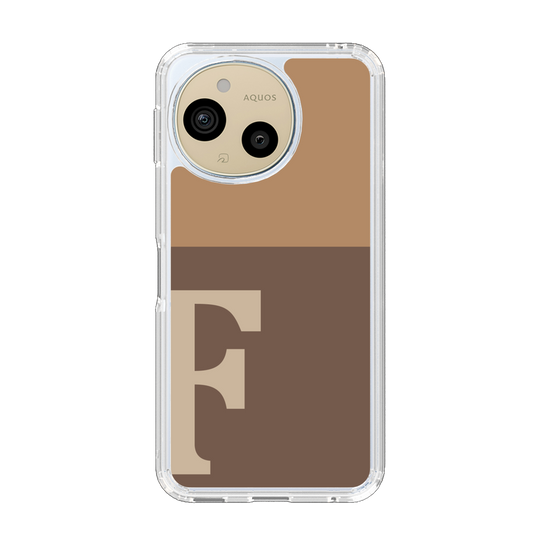 Slim Protection Case［ Original - initial two tone - F brown ］