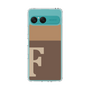 Slim Protection Case［ Original - initial two tone - F brown ］
