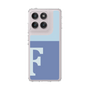 Slim Protection Case［ Original - initial two tone - F blue ］