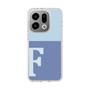 Slim Protection Case［ Original - initial two tone - F blue ］