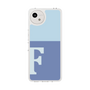 Slim Protection Case［ Original - initial two tone - F blue ］