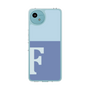 Slim Protection Case［ Original - initial two tone - F blue ］