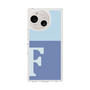 Slim Protection Case［ Original - initial two tone - F blue ］