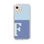 Slim Protection Case［ Original - initial two tone - F blue ］
