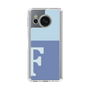 Slim Protection Case［ Original - initial two tone - F blue ］